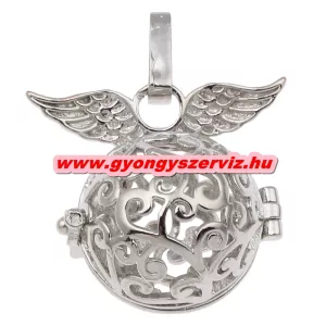 Leárazás! Angyalhívó medál. Élet fa. Platina szín.