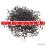 50db.  Fülbevaló alap. 18x19x3mm. Ólom fekete. Akciós ár!