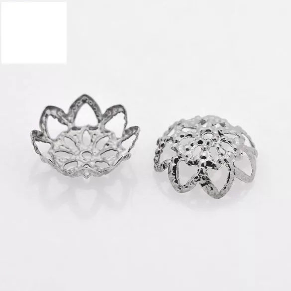 50db gyöngykupak. 10x4mm. Platina , vagy arany szín.