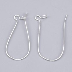 50db. Fülbevaló alap. 38x16mm. Ezüst szín.