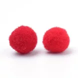 Poliészter pompom. 14-15mm. 30 db/csomag. Több szín.