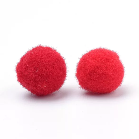Poliészter pompom. 14-15mm. 30 db/csomag. Több szín.