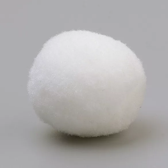 Poliészter pompom. 14-15mm. 30 db/csomag. Több szín.