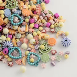 Akril gyöngy mix. 10g/csomag.
