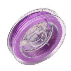 10m. Sztreccs damil, gumidamil. 0.8mm. Lila.