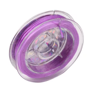 10m. Sztreccs damil, gumidamil. 0.8mm. Lila.