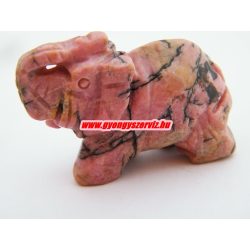 Leárazás!  Rodonit ásvány elefánt.