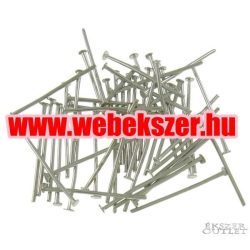 100db. Talpas szerelőpálca . 0.8x25mm. Platina szín. 