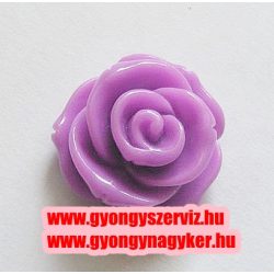 Ragasztható gyanta kaboson rózsa. 20mm. Orgona.
