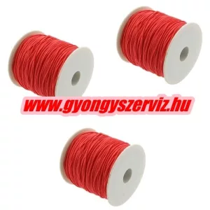 10m. Gumizsinór, kalapgumi. 0.8mm. Piros.