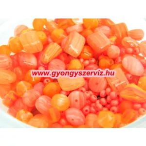 20g. Cseh gyöngy. Vegyes. Narancs. Mix. Mindig akcióban!