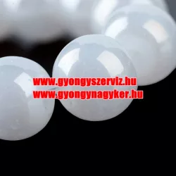 Gyöngyház aura üveggyöngy. 6mm.  20db/csomag.
