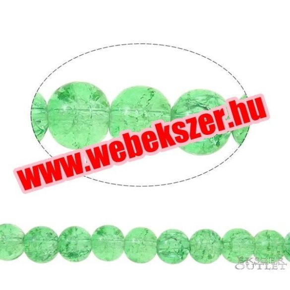 Roppantott üveggyöngy. 8mm. 8 szín! Mindig akcióban!