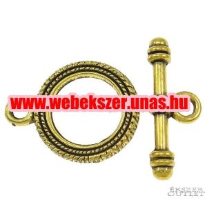5 szett. Karkötő kapocs. Ékszer zár. Antik arany.   Legjobb ár!
