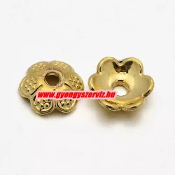 10db. Gyöngykupak. 7.5x2.5mm. Arany szín.