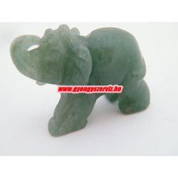 Leárazás!  Aventurin ásvány elefánt.