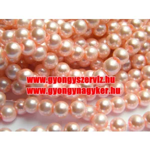 Üveg tekla gyöngy. 8mm. Eperhab.  20db/csomag.