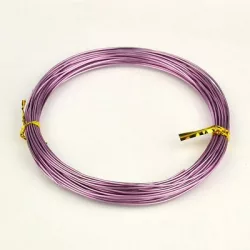Alumínium ékszerdrót. 1mm. Viola. 5m.