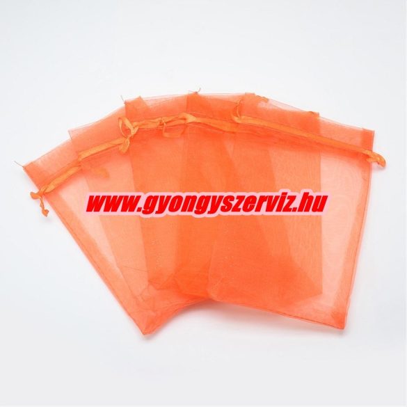 Organza tasak 12x9cm. Narancs.