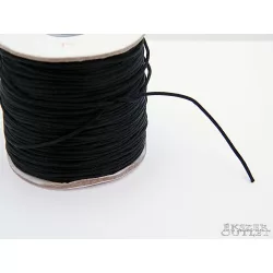 Shamballa nylon fonal. 1.5mm. Fekete.   Legjobb ár!