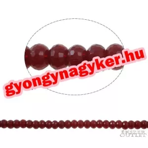 Kiárusítás!  10db. Csiszolt kristály gyöngy. 12x8mm. Mindig akcióban!