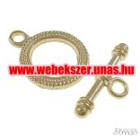 5 szett. Karkötő kapocs. Ékszer zár. Arany szín.   Legjobb ár!