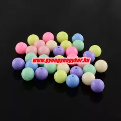   Akril gyöngy. 6mm, 8mm. 10g. /csomag. Mix. Mindig akcióban!