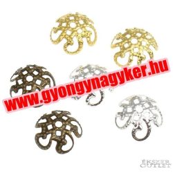   50db gyöngykupak. Fémgyöngy.  10x6mm. 5 színben!  Leárazva!