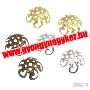50db gyöngykupak. Fémgyöngy.  10x6mm. 5 színben!  Leárazva!