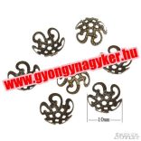 50db gyöngykupak. Fémgyöngy.  10x6mm. 5 színben!  Leárazva!