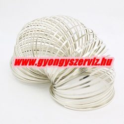 Memória drót. Lapos. platina szín. 