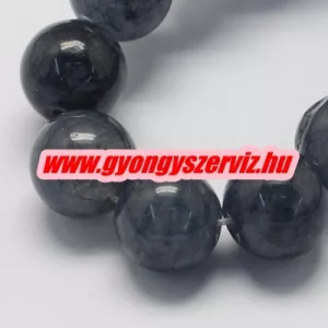 Jade ásványgyöngy. Szürke. 8mm. 