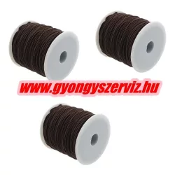 10m. Gumizsinór, kalapgumi. 0.8mm. Sötétbarna.