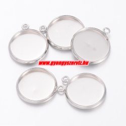 Kaboson alap. 14mm. Platina szín.