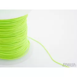 Shamballa fonal. Nylon fonal. 1mm. Uv zöld. 10m/tekercs.