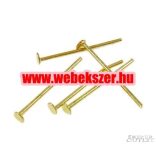 100db. Talpas szerelőpálca . Arany szín.  2 méretben.  Leárazva!
