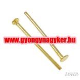 100db. Talpas szerelőpálca . Arany szín.  2 méretben.  Leárazva!