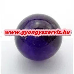   Ametiszt ásványgyöngy. Marokkő, harmónia gyöngy. 16mm. Leárazva !