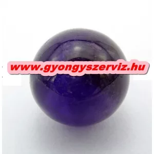 Ametiszt ásványgyöngy. Marokkő, harmónia gyöngy. 16mm. Leárazva !