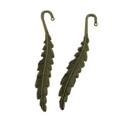 Könyvjelző alap. 117x13mm. Antik bronz szín.