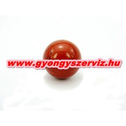 Piros jáspis. Marokkő, harmónia gyöngy. 16mm.