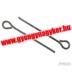   100db. Hurkos szerelőpálca. Ólomfekete. 2 méretben!   Leárazva!