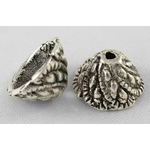 20db. Gyöngykupak. 11x5mm. Antik ezüst szín.