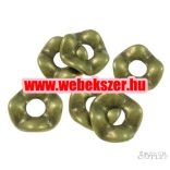Leárazás! 20db. Fémgyöngy. Fém köztes gyöngy. 12.5x12.5x2.5mm.  Mindig akcióban!