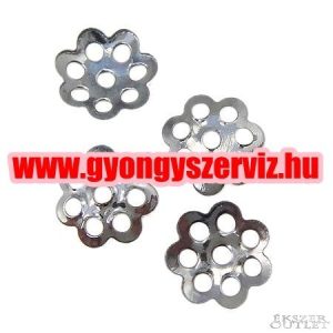 100db gyöngykupak. Fém gyöngy. 6x1mm. Fegyveracél fekete.  Leárazva!