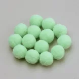 Poliészter pompom. 10mm. 50db/csomag. 8 szín.