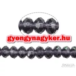 Kiárusítás!  20db. Csiszolt üveggyöngy. 10mm. Viola. 