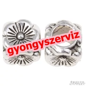 Pandora stílusú fémgyöngy. Charm. Köztes gyöngy. Pandora köztes. Leárazva!