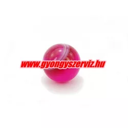   Pink achát ásványgyöngy. Marokkő, harmónia gyöngy. 16mm.