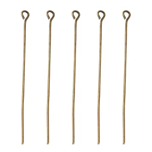 100db. Hurkos szerelő pálca. 0.7x50mm. Antik bronz szín.